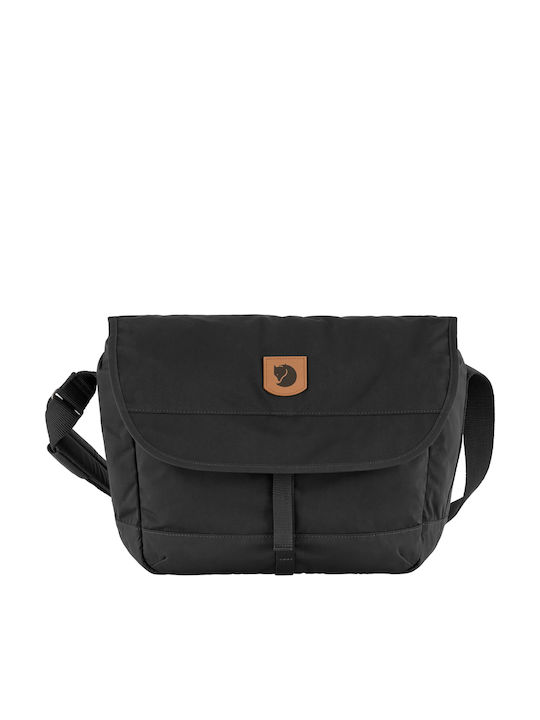 Greenland Leather Men's Shoulder / Crossbody Bag Black