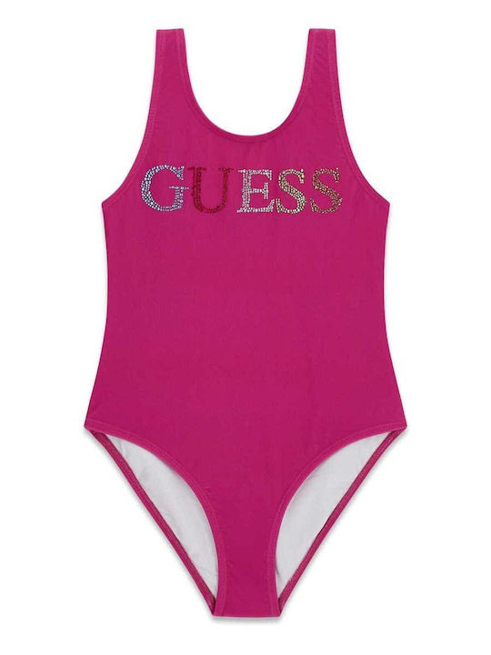 Guess Детски Цял Бански Фуксия
