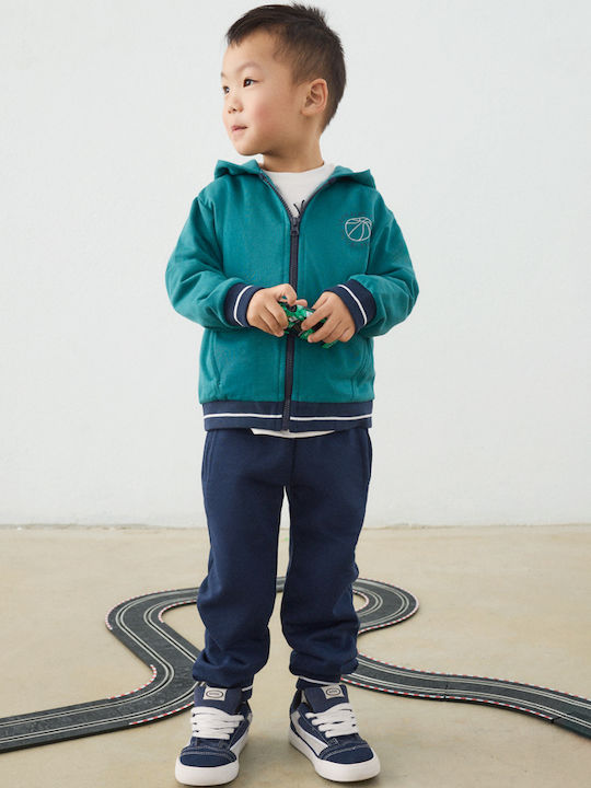 Kids Tracksuits Green 2 Pieces