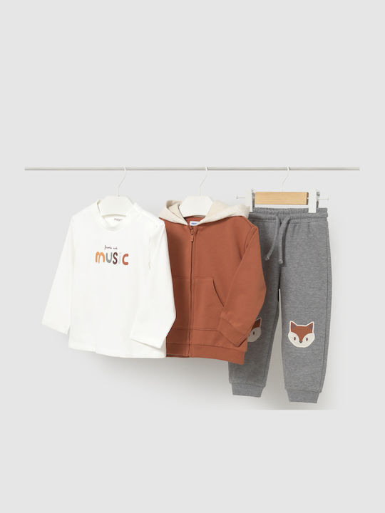 Mayoral Sweatpants Set Orange