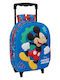 Safta Mickey Mouse 3d Σχολική Τσάντα Τρόλεϊ Νηπιαγωγείου 27 x 3 x 33εκ