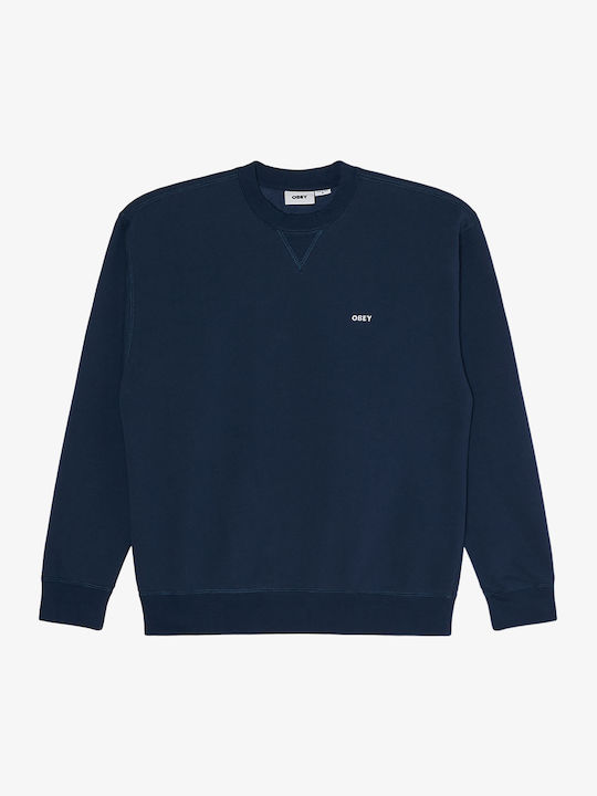 Obey Established Works Bold Φούτερ Pigment Blue