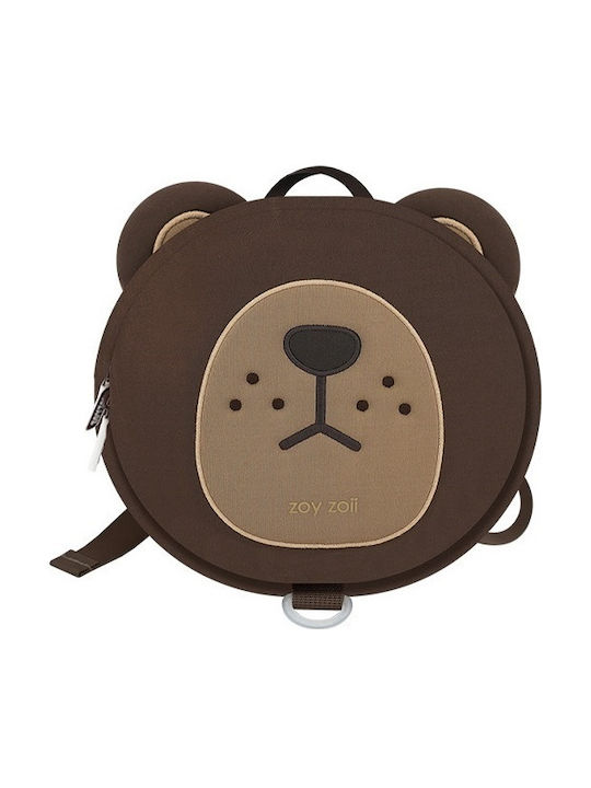 zoy zoii Kids Brown Backpack Bag 32cm