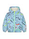 Kids Casual Short Jacket Light Blue