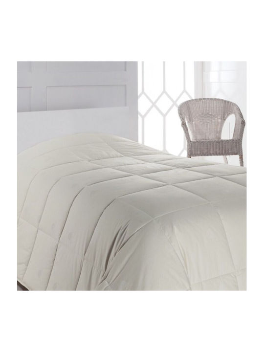 Cottonbox Pătură Simplă Lână 155x215 cm Ecru 300 GSM