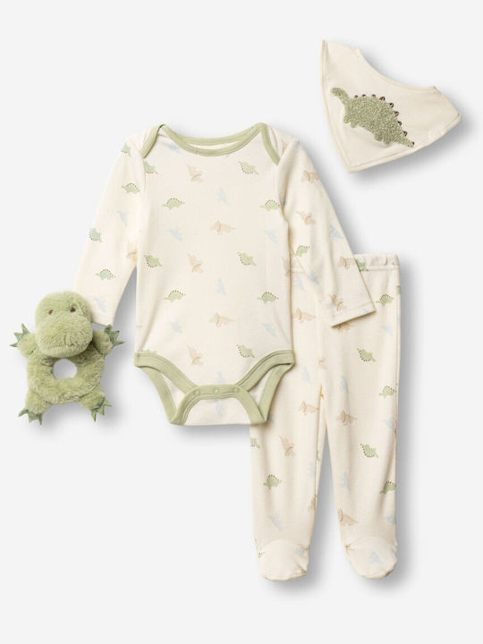 Funky Set Multicolour Onesies 4 Pieces