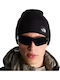 Dock Worker Recycled Beanie Căciulă Pentru Bărbați Tricotată în Culoare Neagră