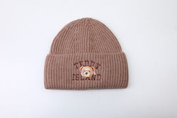Beanie Unisex Knitted Beanie in Khaki Colour