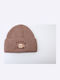 Unisex Beanie Strickmütze in Khaki Farbe