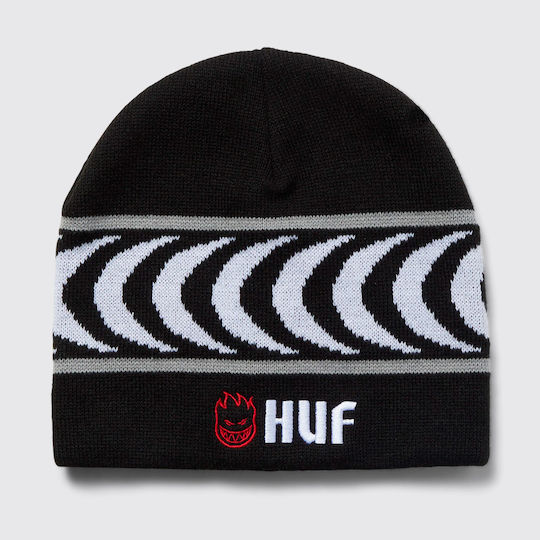 Beanie Unisex Strickmütze in Schwarz Farbe