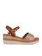 Sommer Damenplattformen Beige