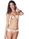 Jadea Underwear Set Bra with Brazil Ivory