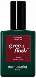 Manucurist Green Flash Лак за нокти Grenat 15 ml