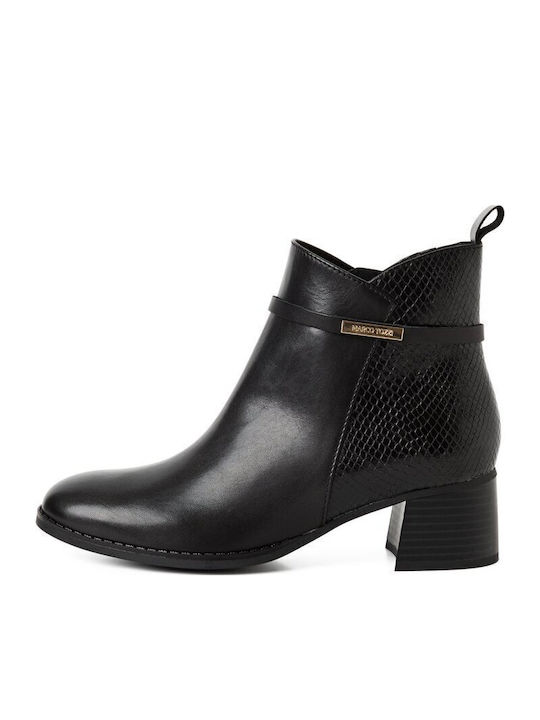 Leather Women's Ankle Boots Black