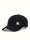 Karl Lagerfeld Καπελο Basecap Μεταλλικο Logo Μαυρο
