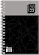 Innostat Daily Agenda 2027 Black Spiral 10x14cm