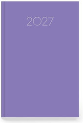 Innostat Simple Ημερήσια Ατζέντα 2027 Λιλά Δερμ...