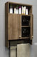 Bathroom Cabinet 60x15x87cm Walnut