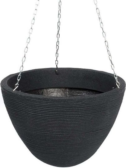 Progarden Kunststoff-Blumentopf Grau 33x33x25cm