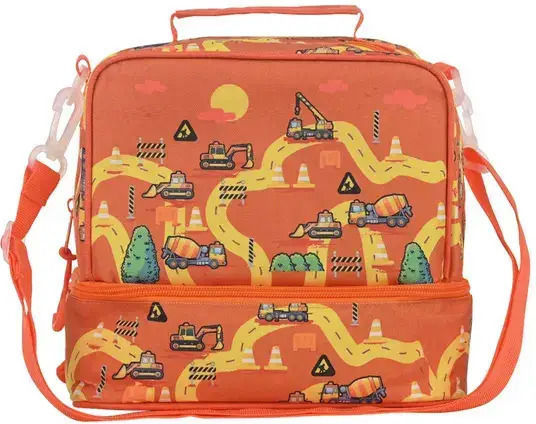 Estia Save The Aegean School Insulated Handheld Lunch Bag 6 Litre Orange