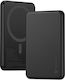 Forcell F5K9 MagSafe Power Bank 5000mAh 15W Mit USB-C Ausgangsanschlüsse Power Delivery / Schnellladung Schwarz