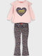 Kinderbekleidungssets mit Leggings Winter 2 Stück Mehrfarbig