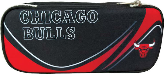 Back Me Up Chicago Bulls Ученически Несесер Цилиндър Черен