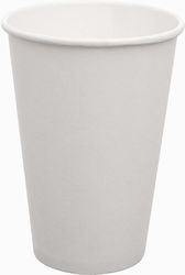 Tefaco Einweggeschirr Papier Weiß 480ml 50 Stück