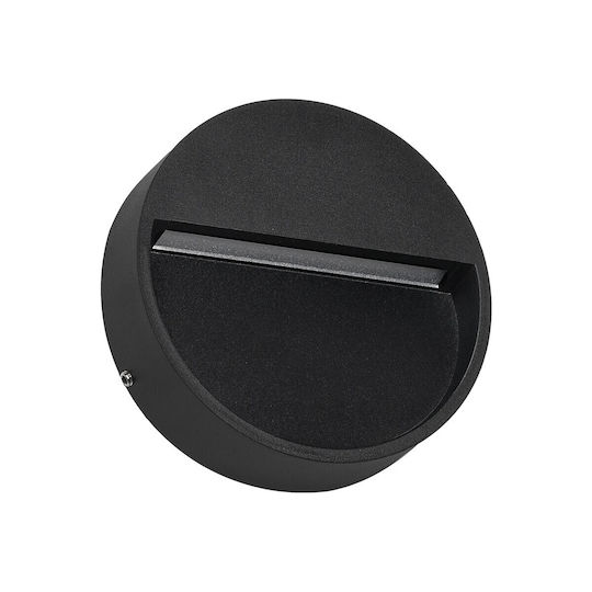 GloboStar Стенен Външен Осветител LED IP65 3W с Топла Бяла Светлина 12x3x12см.