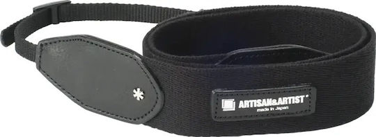 Artisanartist Curea Largă Din Material 38mm Tip Bandă Neagră