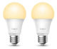 TP-LINK Becuri inteligente Tapo L510e v3 LED 8.7W pentru Dulie E27 Alb Cald 806lm Reglabil în intensitate 2 bucăți