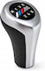 Πόμολο 6 Ταχυτήτων Bmw M-power Silver-black