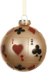 Glass Playing Cards Ornament 8cm Glass Playing Cards Ornament 8cm