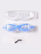 Adult Light Blue Swimming Goggles