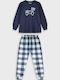 Energiers Kids Nightwear Winter Navy Blue