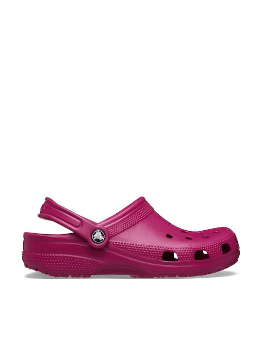 Crocs Classic Clog Γυναικεία Σαμπό Φούξια