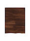 vidaXL Rectangular Table Surface Made of Solid Wood in Brown Colour 40x40x3.5cm 938434