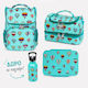 Pandaboo School Insulated Handheld Lunch Bag 0.85 Litre Hot Air Balloons Set with 350ml Thermos