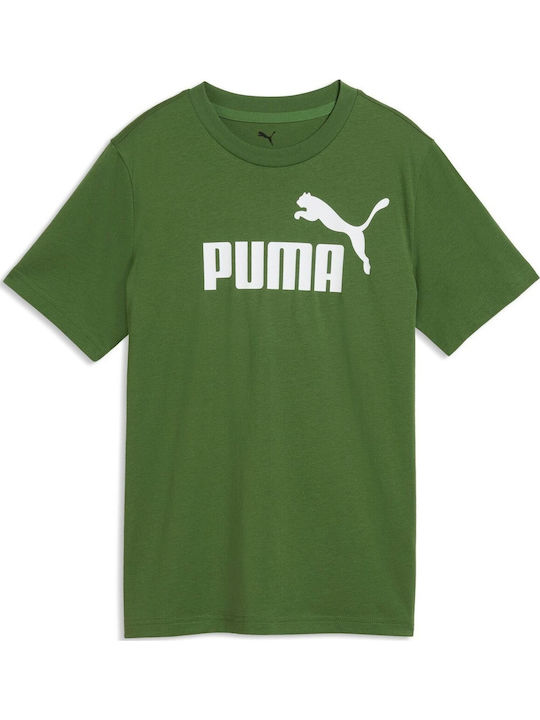 PUMA Παιδικό T-shirt Green Logo Tee