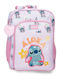 Pandaboo Schulranzen Schulter mit Flaschenhalter Stitch 15,6l 30 x 13 x 40cm