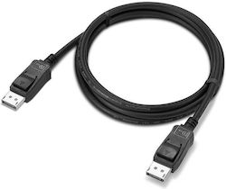 Lenovo DisplayPort-Kabel Zu DisplayPort 1.4 1,8m Schwarzes Lenovo DisplayPort-Kabel Zu DisplayPort 1.4 1,8m Schwarzes
