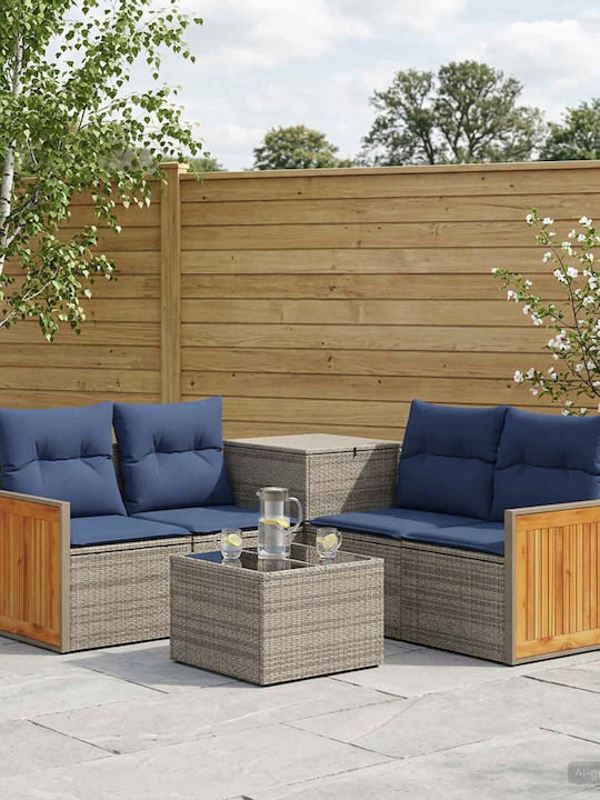 Garden & Outdoor Furniture Set Living Room 6 Pi...