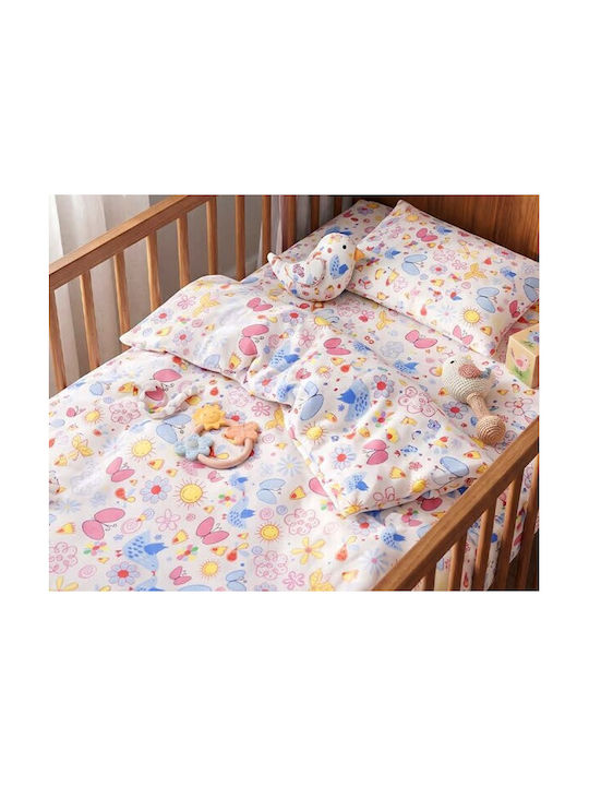 MayHome Single Cotton Sheets Set Cotton 160x240cm