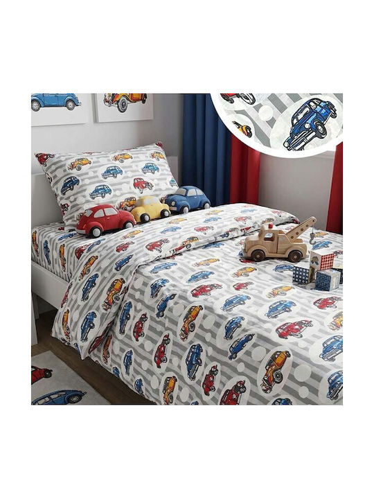 MayHome Single Cotton Sheets Set Cotton 160x240cm