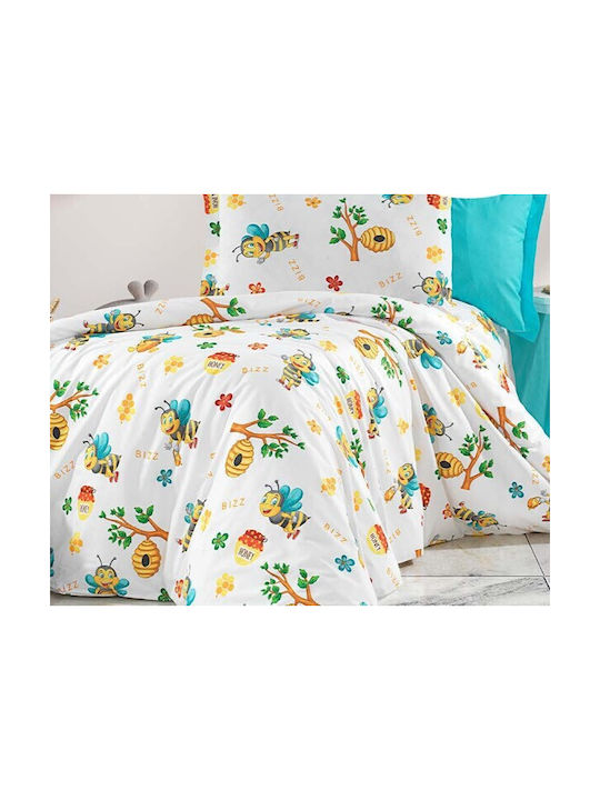 MayHome Single Cotton Sheets Set Cotton 160x240cm