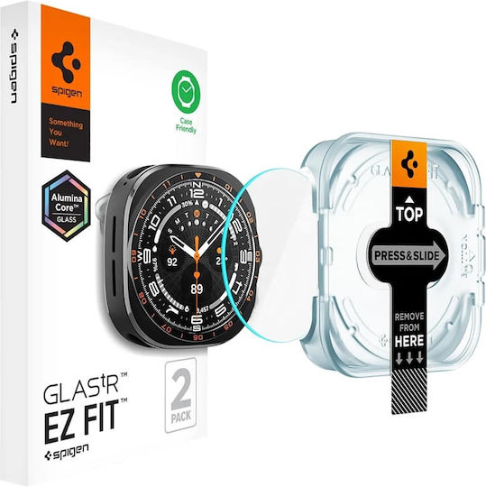 Spigen Glas.tr Ez Fit Screen Protector για το Galaxy Watch Ultra 2 2τμχ AGL11758