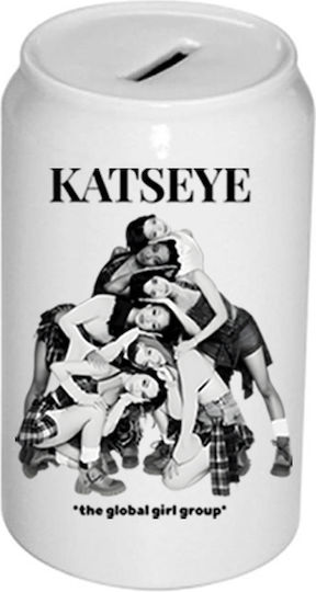 Katseye Weißer Sparbüchse