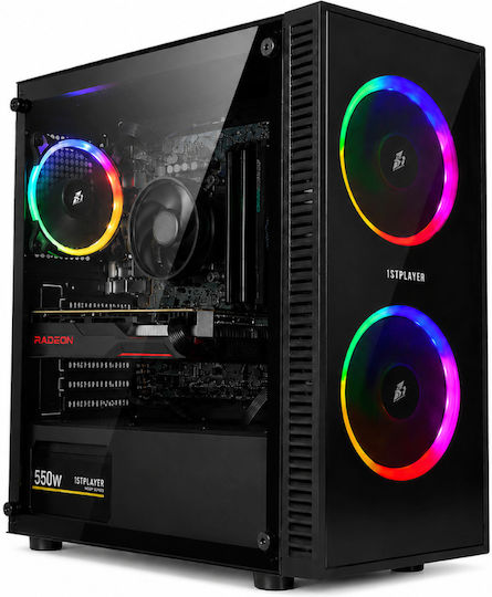 Vengeance Sith-V8 Desktop PC (Athlon-3000G/16GB DDR4/512GB SSD/No OS)