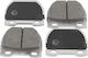 Plăcuțe de frână spate Land Rover Defender Sfp000280