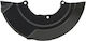 Bremsscheibenschützer Für Volkswagen Transporter Vorderseite Linke Schwarze Außendurchmesser 310 Mm Innendurchmesser 110 Mm 7d0407343b